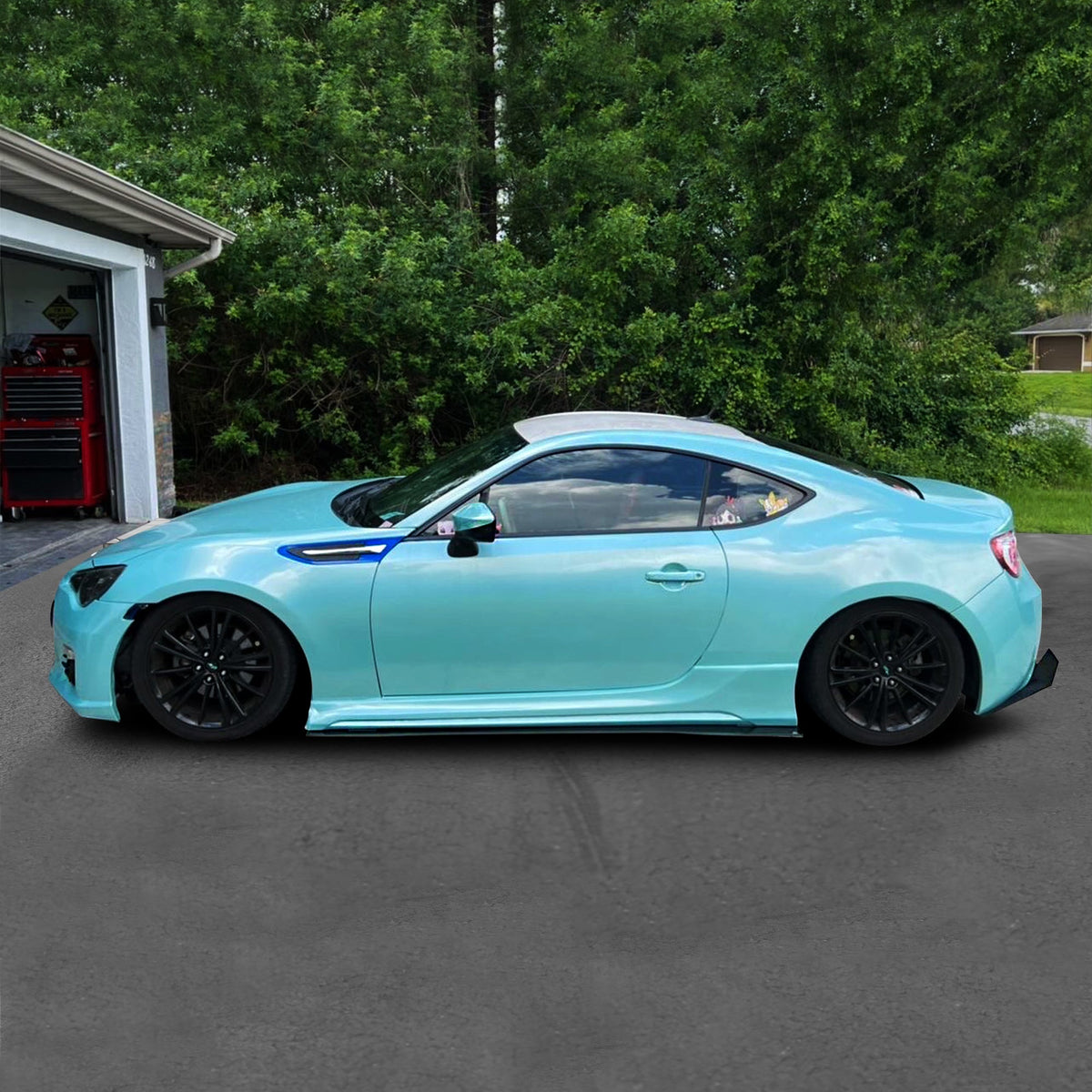 2013-2021 Frs Brz 86 (C-West Side Skirts) - Skirt Splitter Set Aerodynamics