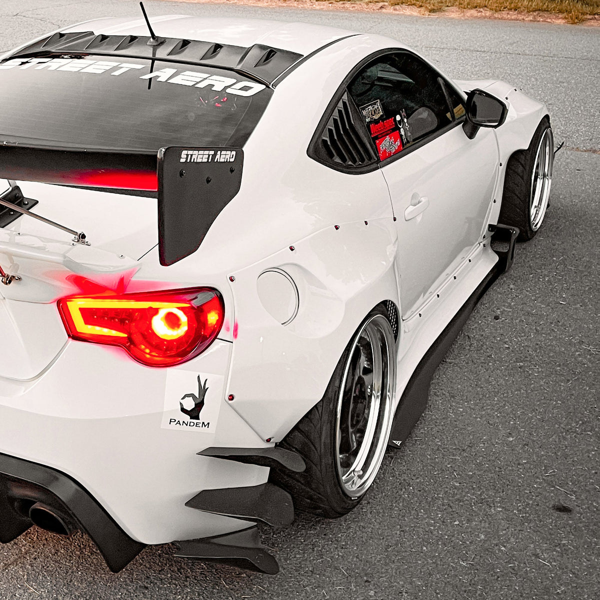 2013-2021 Frs Brz 86 (Rocket Bunny V3) - Side Skirt Splitter Set Aerodynamics