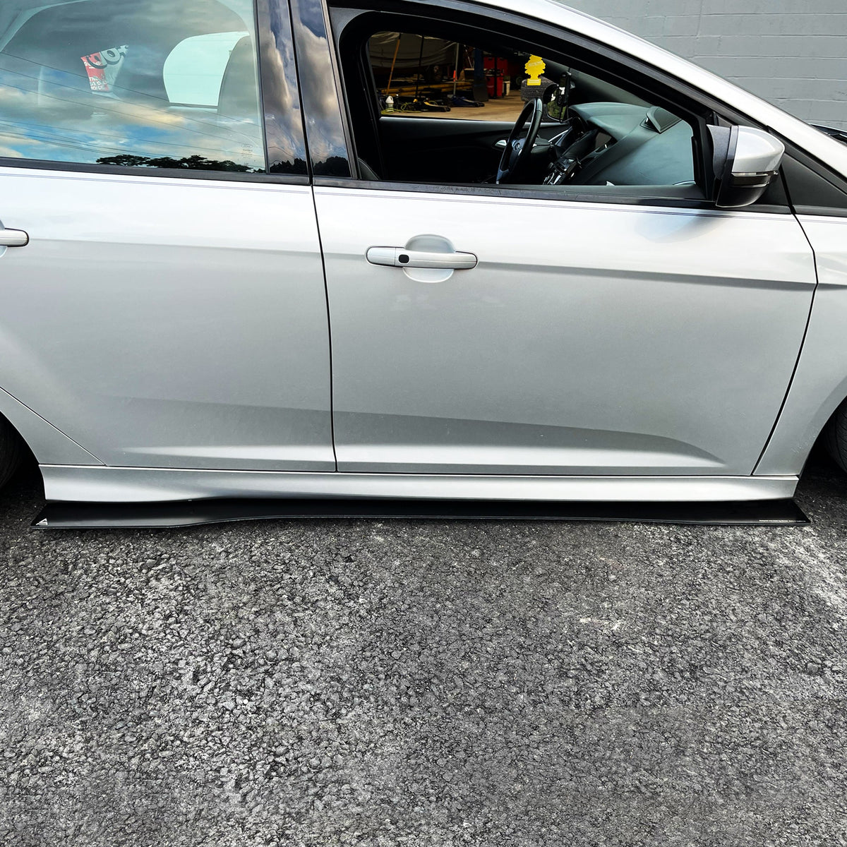 2013-2014 Ford Focus St Hatchback - Side Skirt Splitter Set Aerodynamics