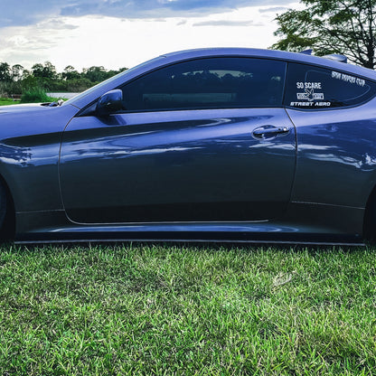 2013-2016 Hyundai Genesis Coupe Bk2 - Side Skirt Splitter Set Aerodynamics