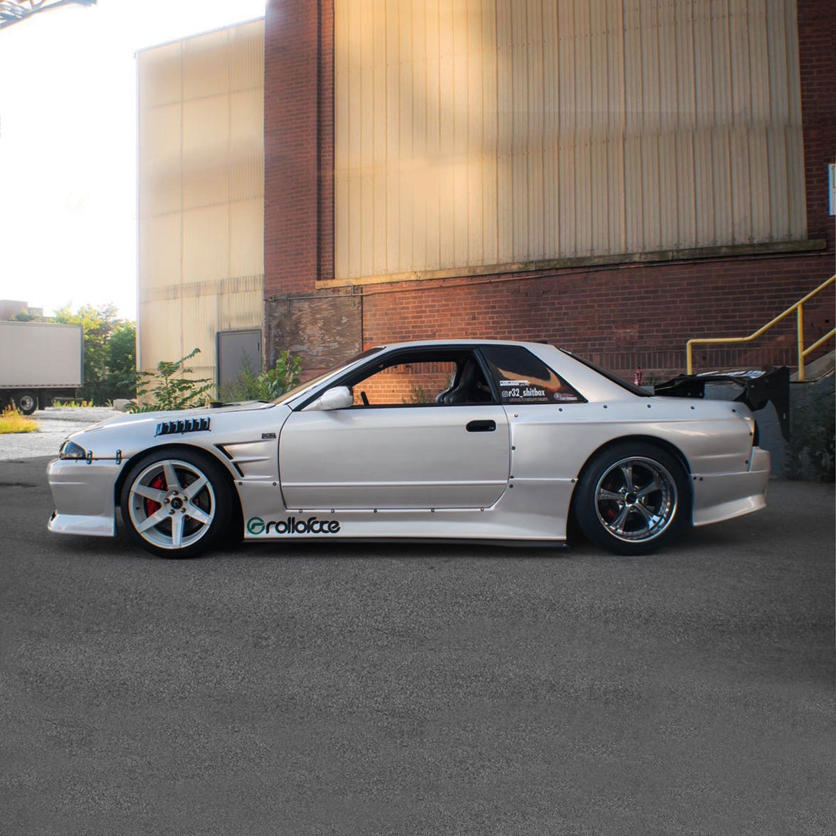Nissan R32 (Vsaero Kit) - Side Skirt Splitter Set Aero Dynamics