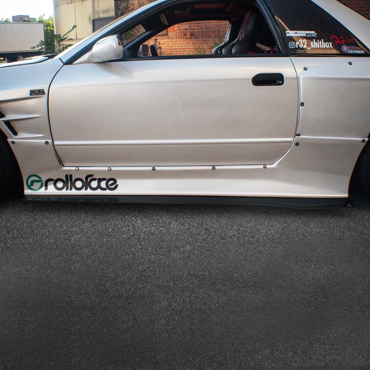 Nissan R32 (Vsaero Kit) - Side Skirt Splitter Set Aero Dynamics