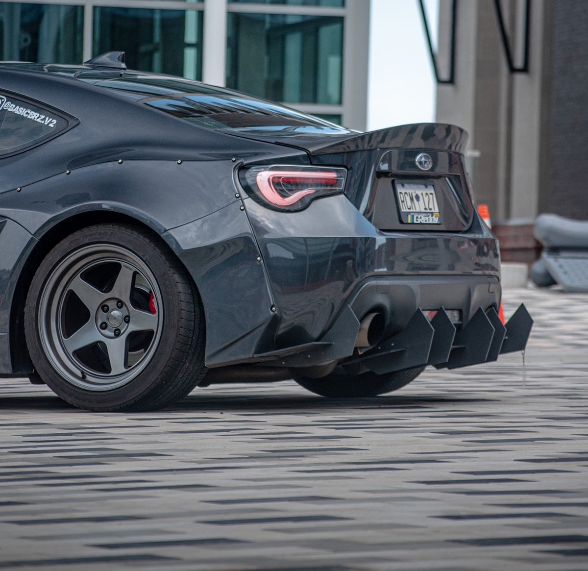 Frs/Brz/Gt86 - V2 Classic Edition Rear Diffuser Aero Dynamics