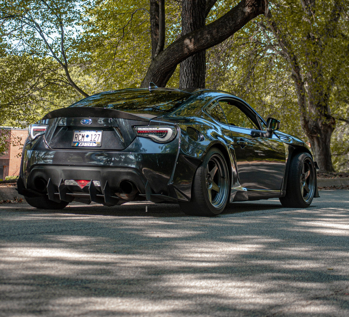 Frs/Brz/Gt86 - V2 Classic Edition Rear Diffuser Aero Dynamics