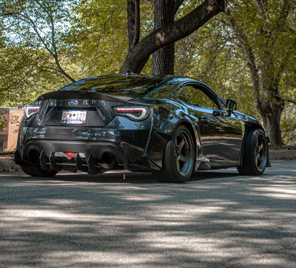 Frs/Brz/Gt86 - V2 Classic Edition Rear Diffuser Aero Dynamics