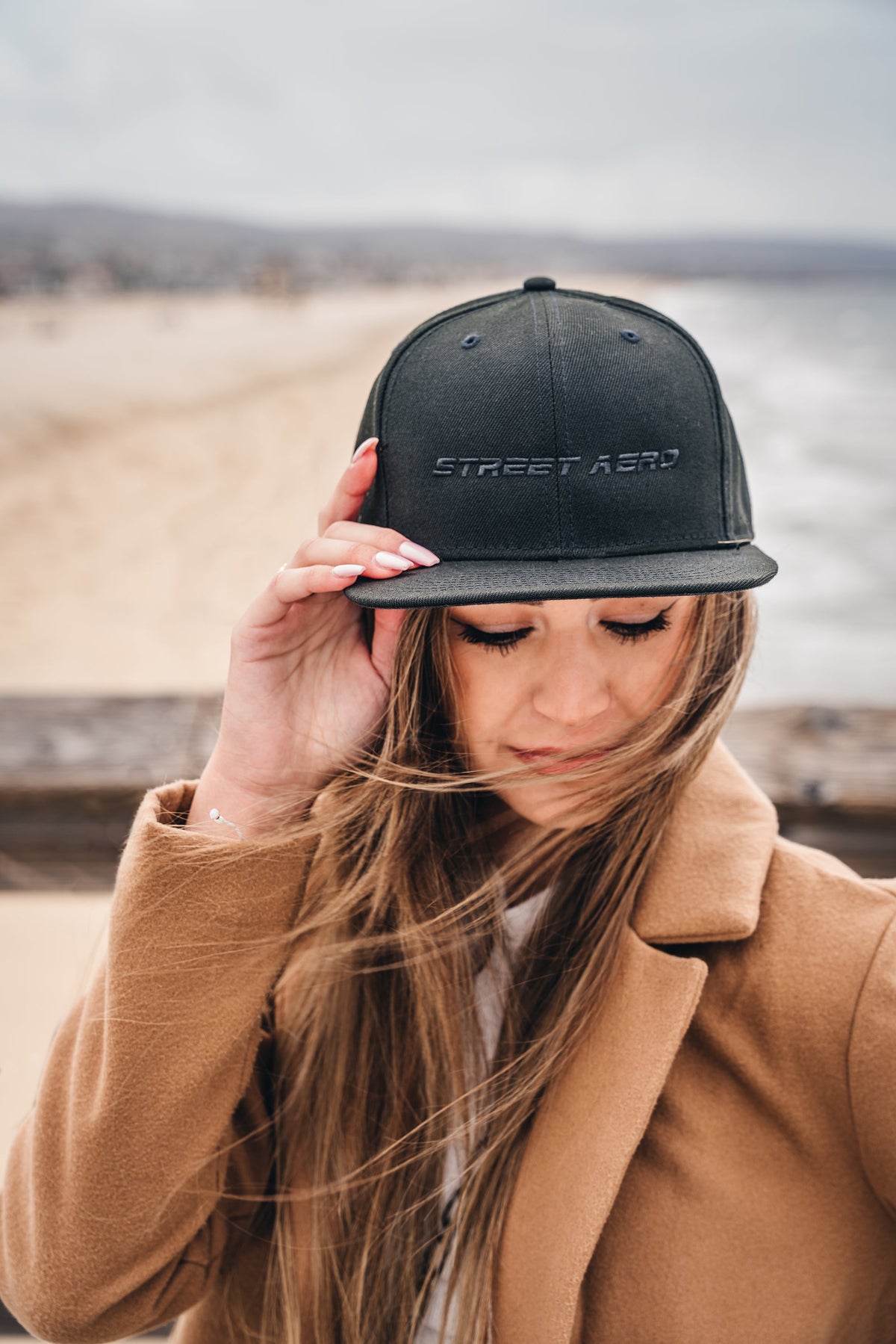 Black Obsidian Snapback Hat Apparel & Accessories