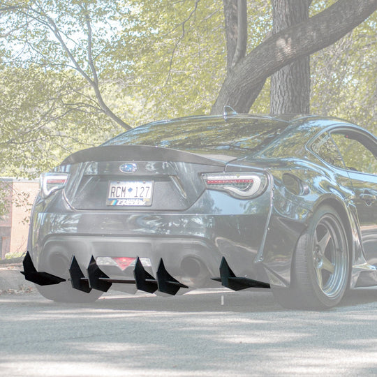 Frs/Brz/Gt86 - Classic Edition Rear Diffuser Aero Dynamics