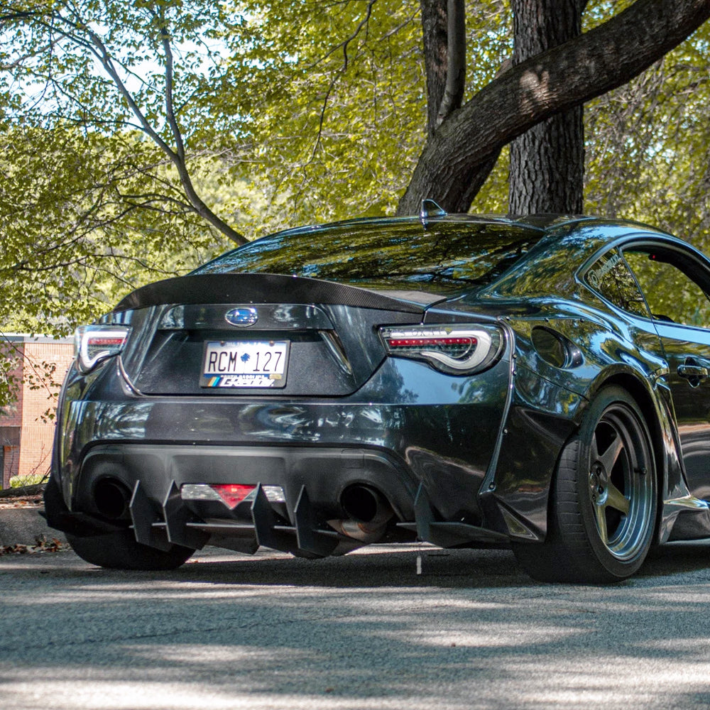 Frs/Brz/Gt86 - V2 Classic Edition Rear Diffuser Aero Dynamics