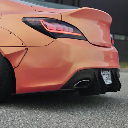 Hyundai Genesis Coupe - V2 Classic Edition Rear Diffuser Aerodynamics