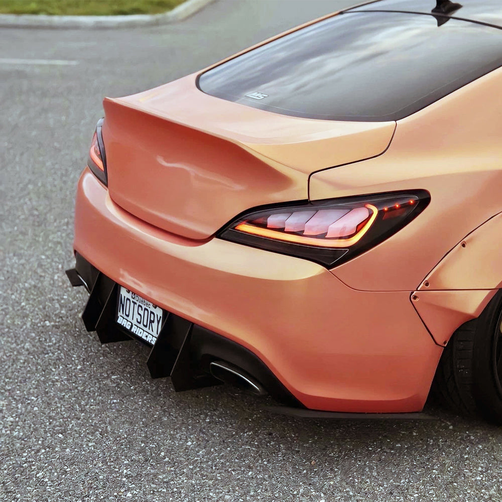 Hyundai Genesis Coupe - V2 Classic Edition Rear Diffuser Aerodynamics