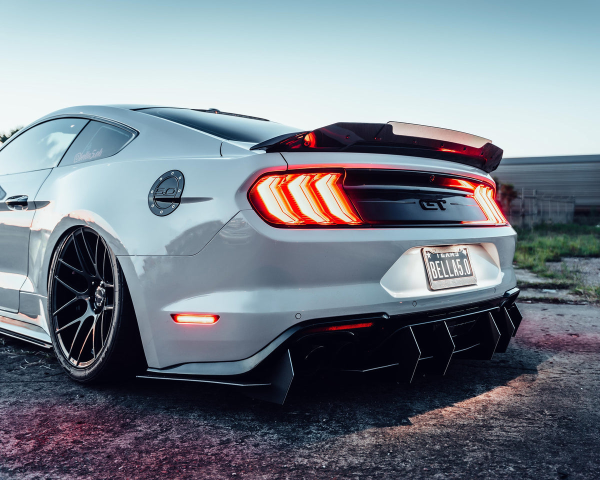 2018-2023 Ford Mustang Gt - Classic Edition Rear Diffuser Aerodynamics