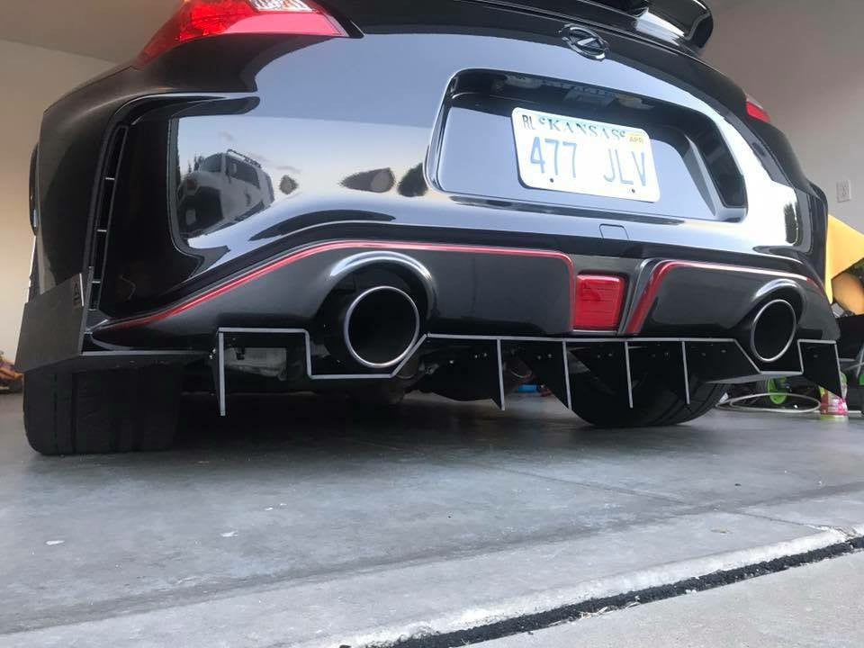 2015-2020 Nissan 370Z Nismo - Classic Edition Rear Diffuser Aerodynamics