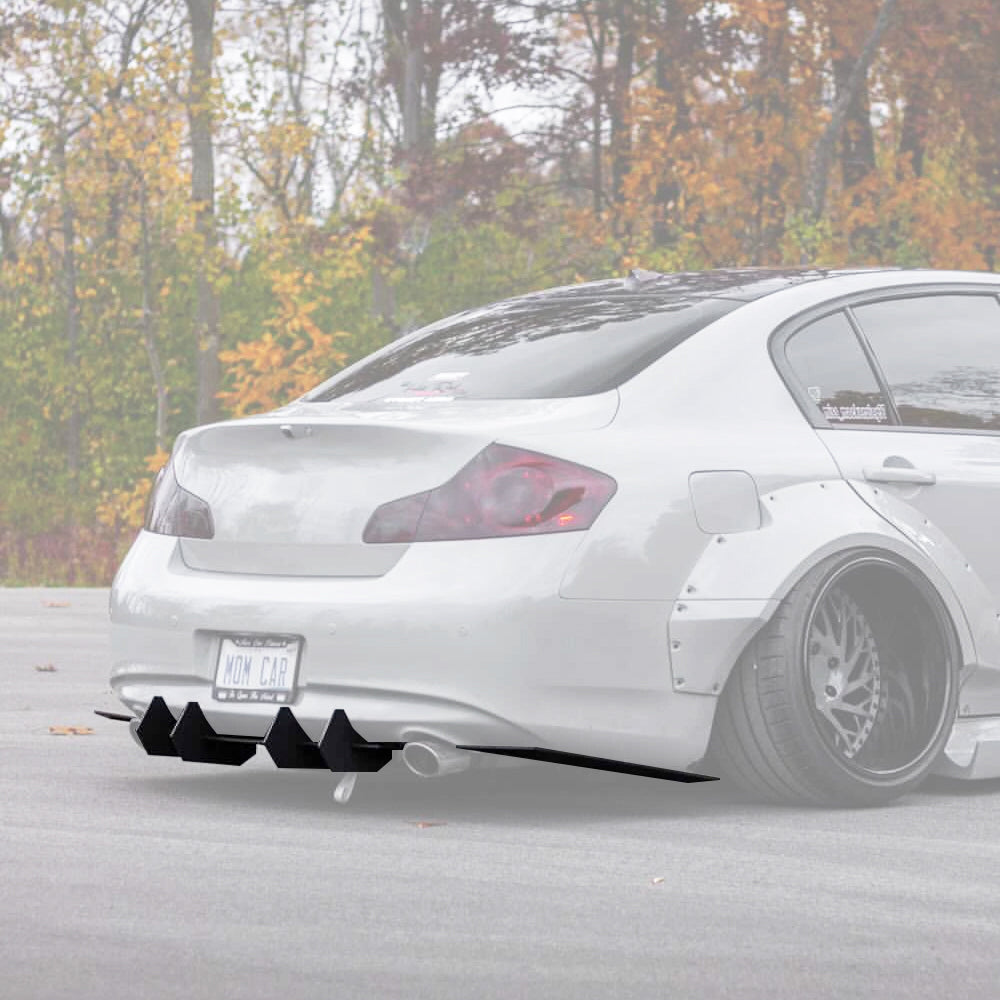 Infiniti G37 (Sedan) - Classic Edition Rear Diffuser Aero Dynamics