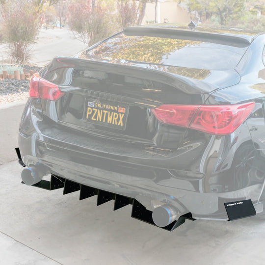 Infiniti Q50 - Og Edition Rear Diffuser Aero Dynamics