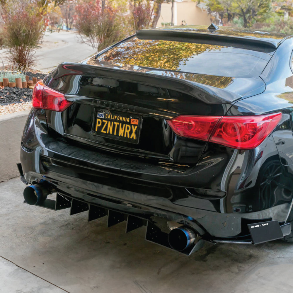 Infiniti Q50 - Og Edition Rear Diffuser Aero Dynamics
