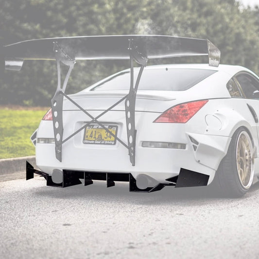 Nissan 350Z - Og Edition Rear Diffuser Aerodynamics