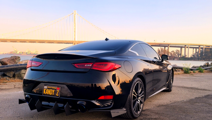 2017-2022 Infiniti Q60S - Classic Edition Rear Diffuser Aero Dynamics