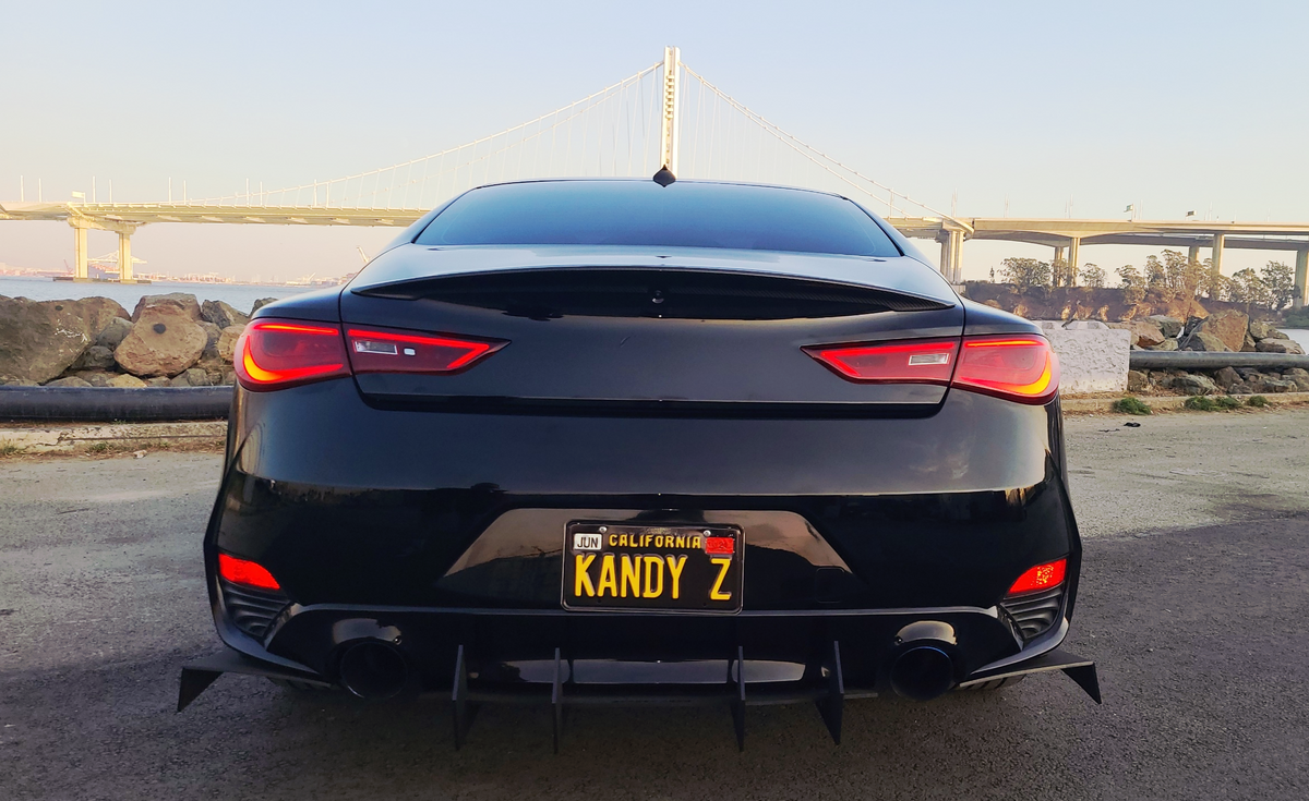 2017-2022 Infiniti Q60S - Classic Edition Rear Diffuser Aero Dynamics