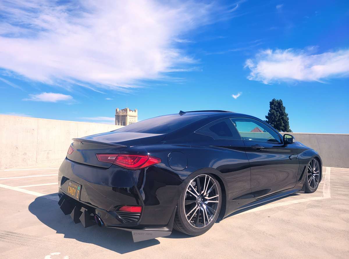 2017-2022 Infiniti Q60S - Classic Edition Rear Diffuser Aero Dynamics