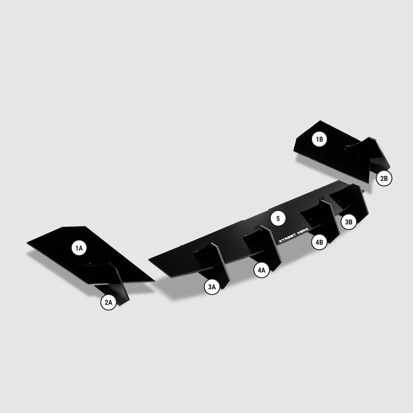 (Replacement Part) 2014-2015 Chevrolet Camaro (Dual Exhaust) - Classic Edition Rear Diffuser