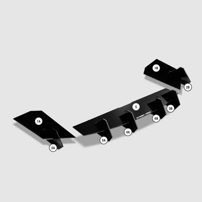 (Replacement Part) 2014-2015 Chevrolet Camaro (Dual Exhaust) - Classic Edition Rear Diffuser