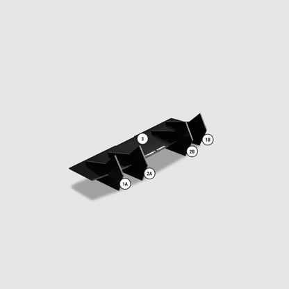 (Replacement Part) Abarth 500 - Classic Edition Rear Diffuser