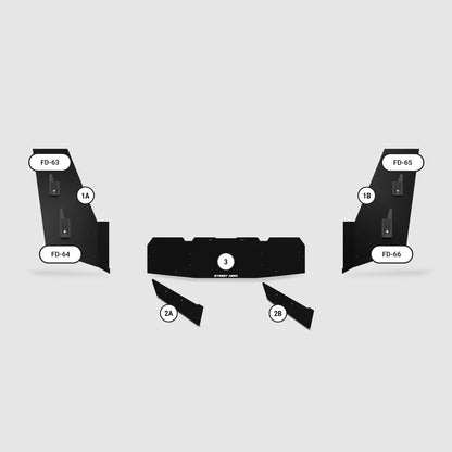 (Replacement Part) 2010-2012 Ford Mustang V6 - Edition 1 Rear Diffuser