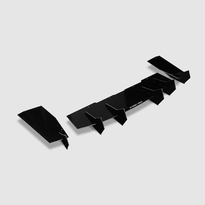 (Replacement Part) 2024-2025 Ford Mustang (Quad Exhaust) - Classic Edition Rear Diffuser