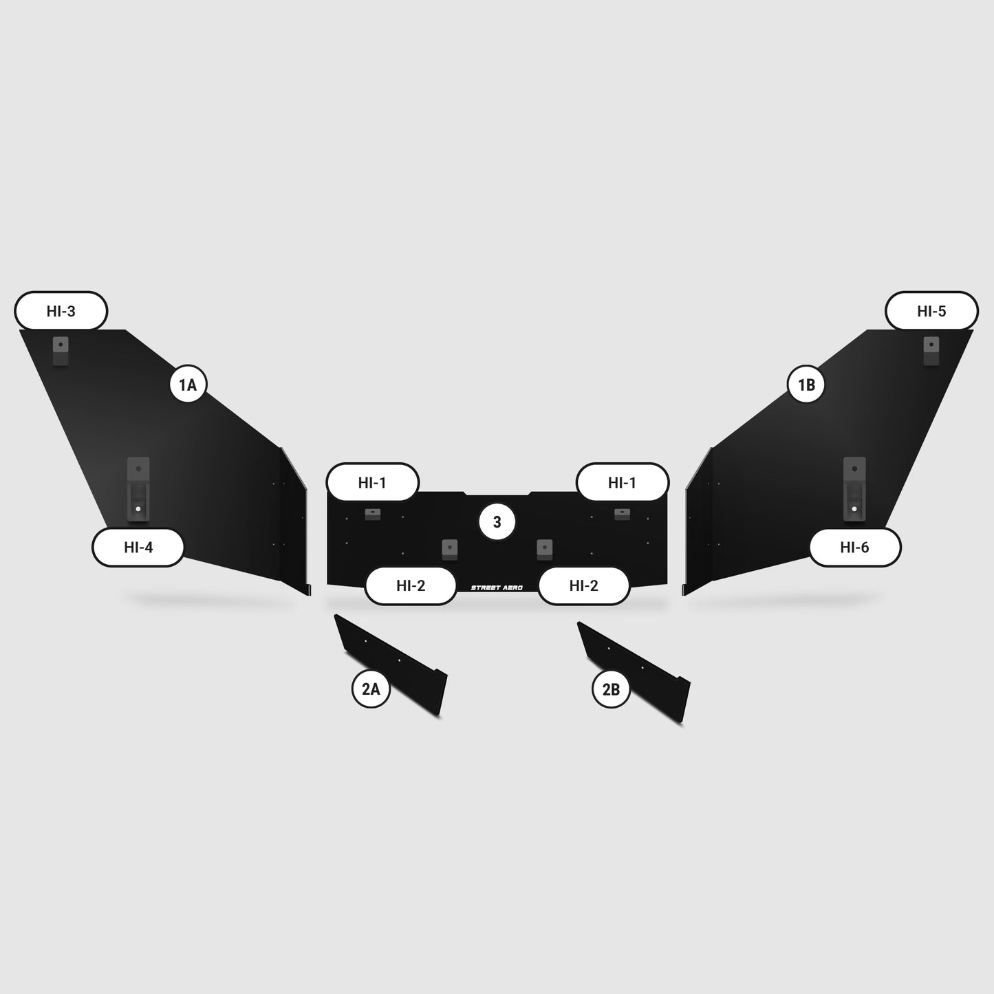 (Replacement Part) 2009-2016 Hyundai Genesis Coupe - Edition 1 Rear Diffuser