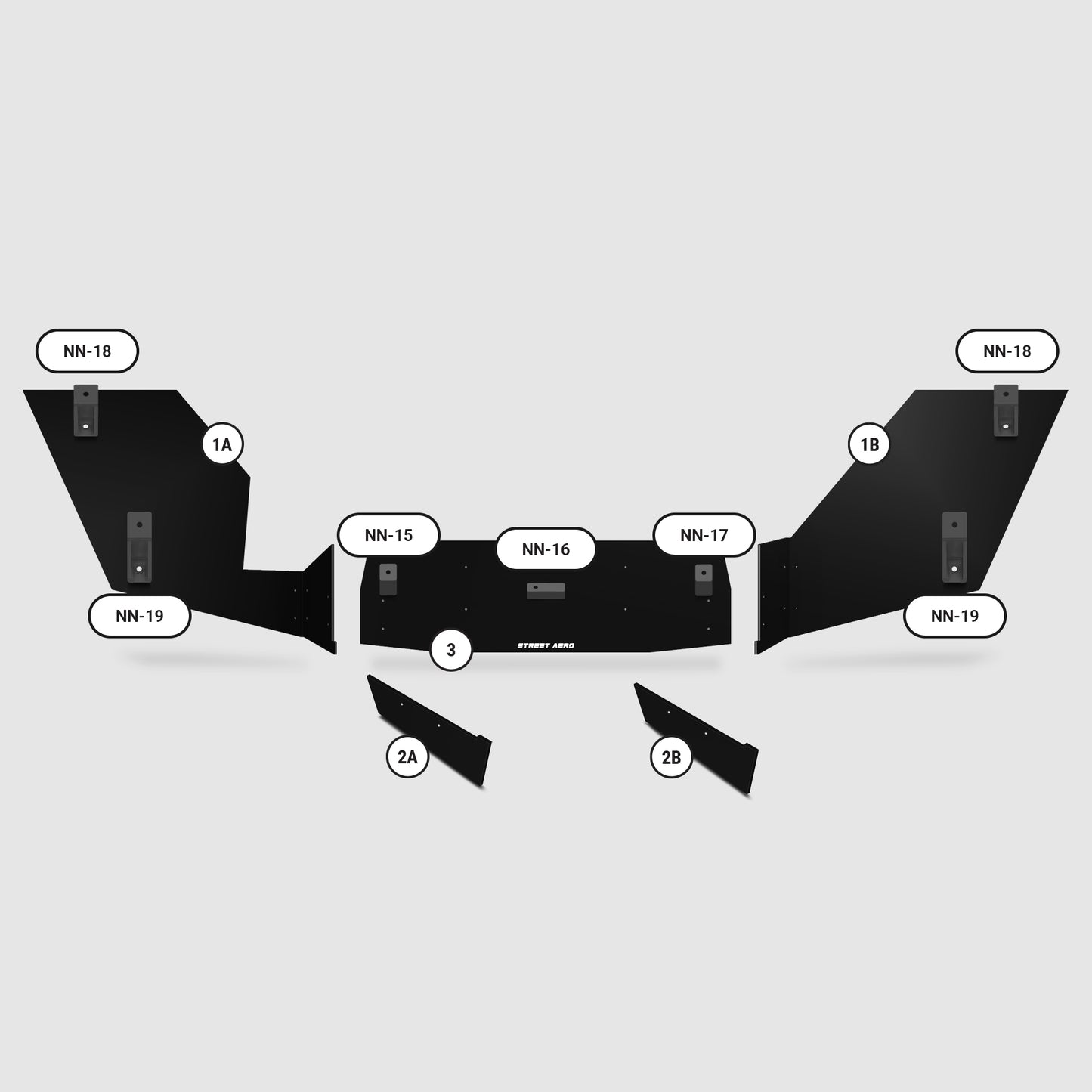 (Replacement Part) 2009-2020 Nissan 370z (Single Exhaust) - Edition 1 Rear Diffuser