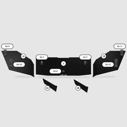 (Replacement Part) 2011-2014 Subaru Impreza WRX Hatchback - Edition 1 Rear Diffuser