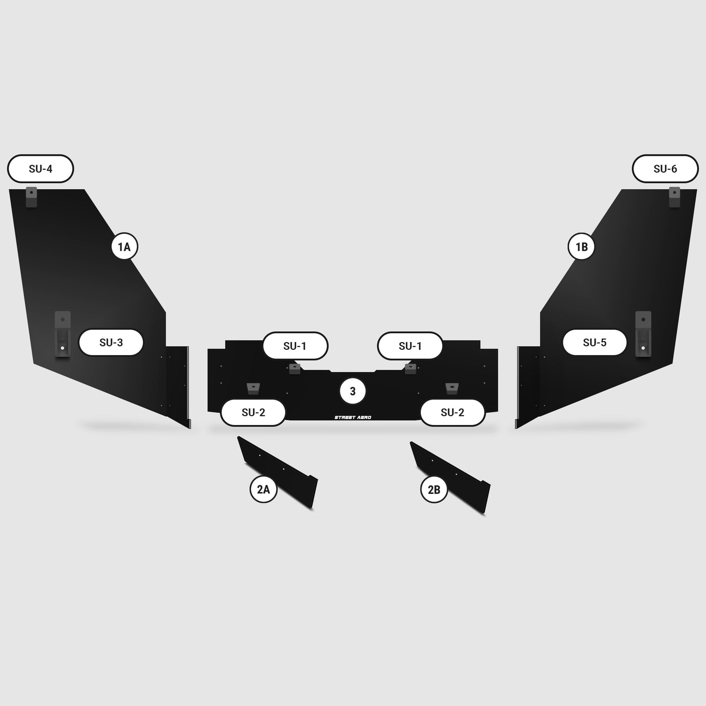 (Replacement Part) 2015-2021 Subaru Impreza WRX - Edition 1 Rear Diffuser