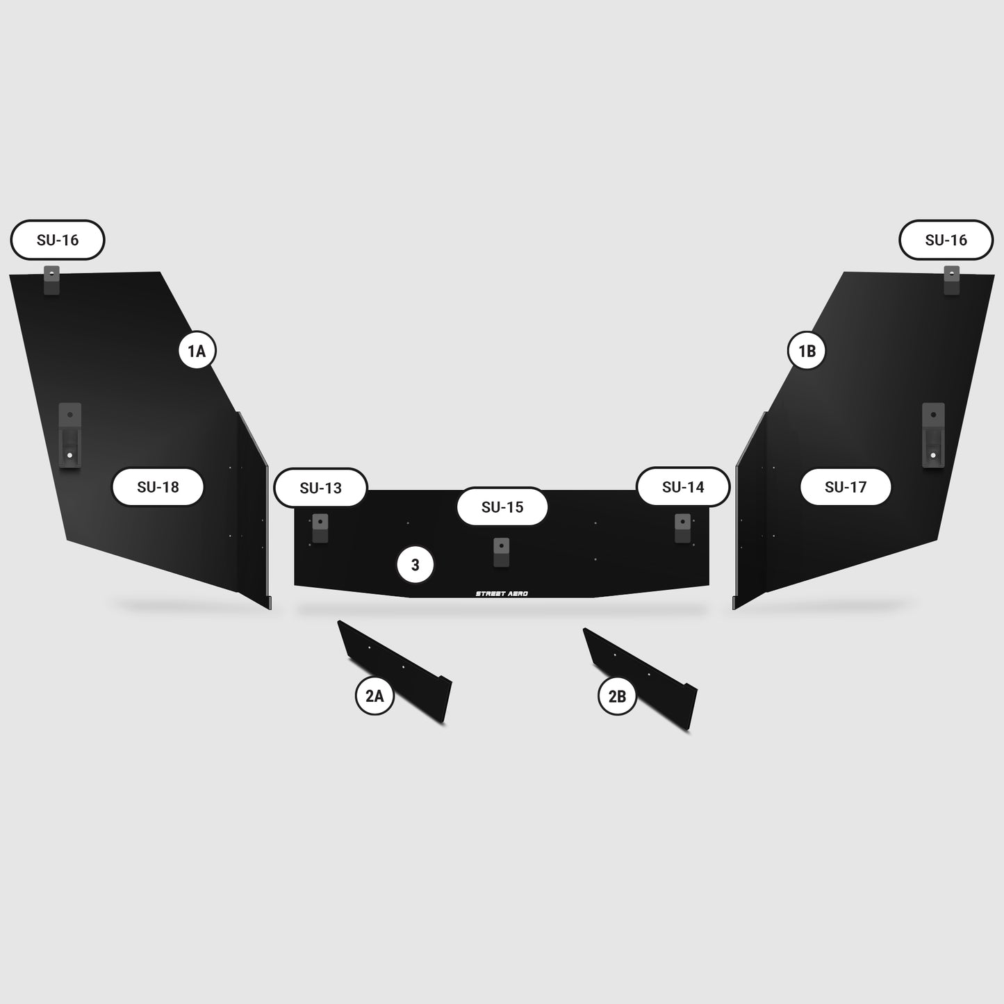 (Replacement Part) 2022-2023 Subaru WRX - Edition 1 Rear Diffuser