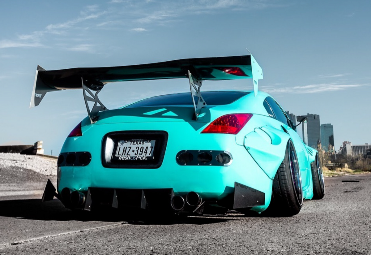 Nissan 350Z - Classic Edition Rear Diffuser Aerodynamics