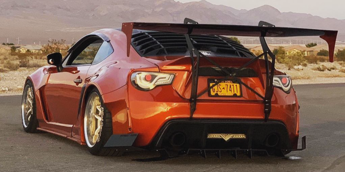 Frs/Brz/Gt86 - Classic Edition Rear Diffuser Aerodynamics