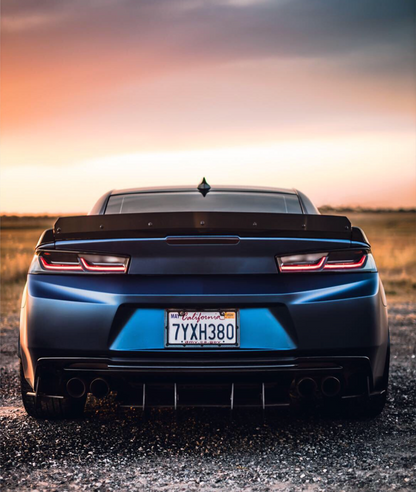 2016-2023 Chevrolet Camaro Ss (Quad Exhaust) - Classic Edition Rear Diffuser Aerodynamics