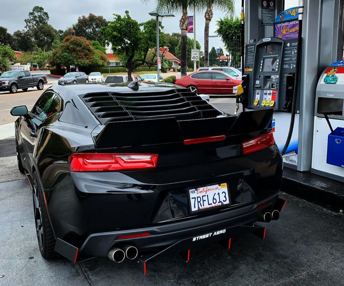 2016-2018 Chevrolet Camaro Rs - Classic Edition Rear Diffuser Aero Dynamics