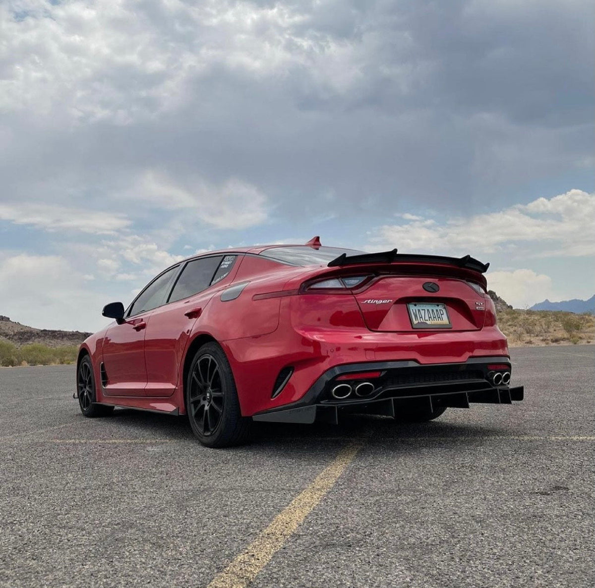 2017+ Kia Stinger - Classic Edition Rear Diffuser Aero Dynamics