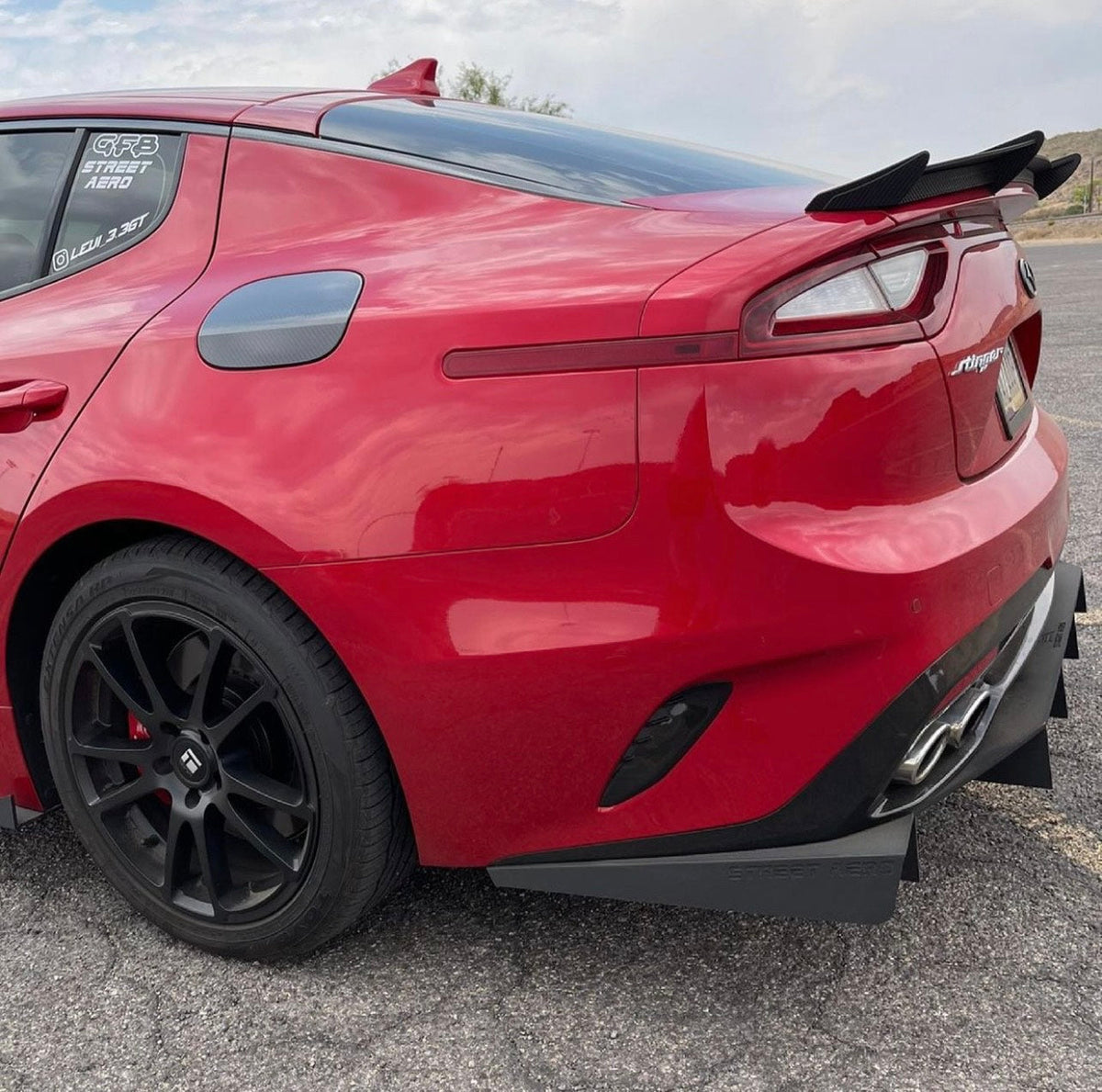 2017+ Kia Stinger - Classic Edition Rear Diffuser Aero Dynamics