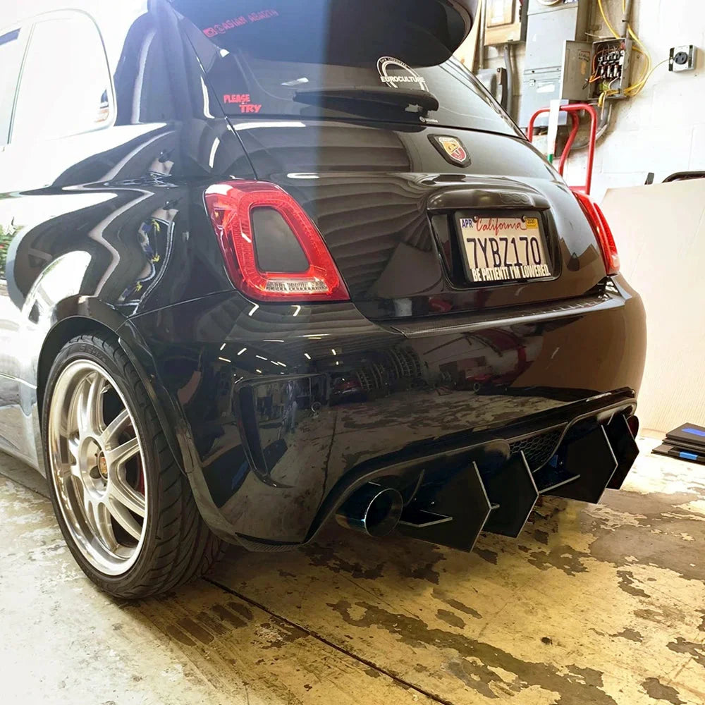 Abarth 500 - Classic Edition Rear Diffuser – Street Aero