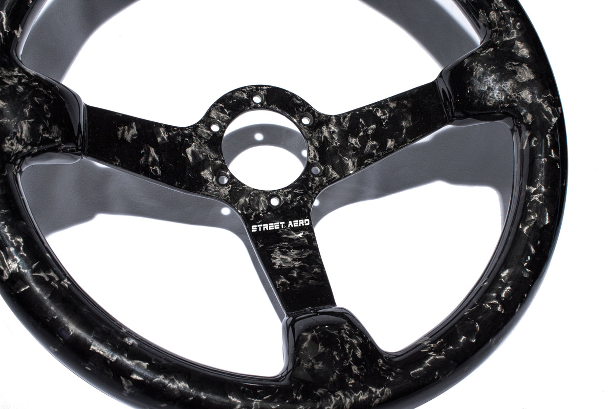 Full Forged Carbon Fiber Steering Wheel Interior Accessories