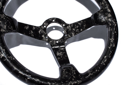 Full Forged Carbon Fiber Steering Wheel Interior Accessories
