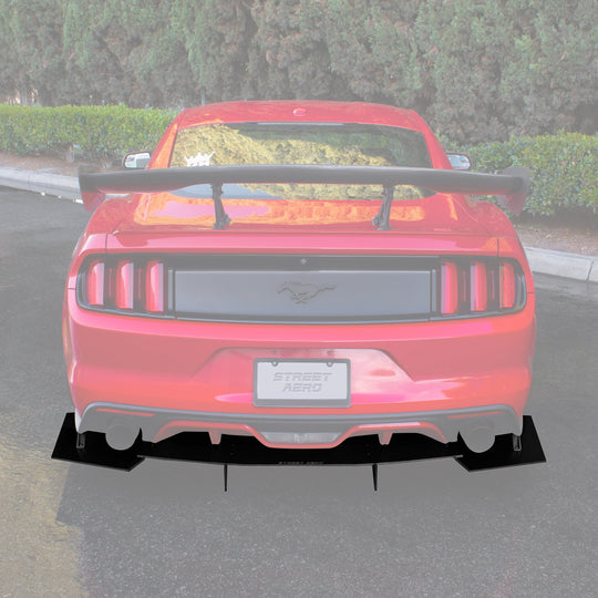 2015-2017 Ford Mustang Gt - Rear Diffuser Aerodynamics