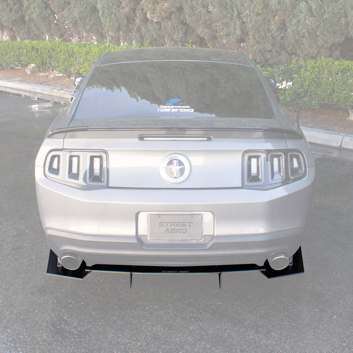 2010-2012 Ford Mustang V6 - Rear Diffuser Aerodynamics