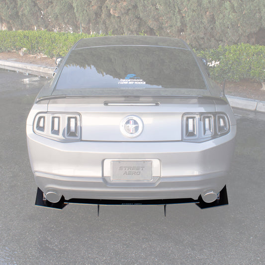 2010-2012 Ford Mustang V6 - Rear Diffuser Aerodynamics