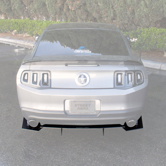 2010-2012 Ford Mustang V6 - Rear Diffuser Aerodynamics