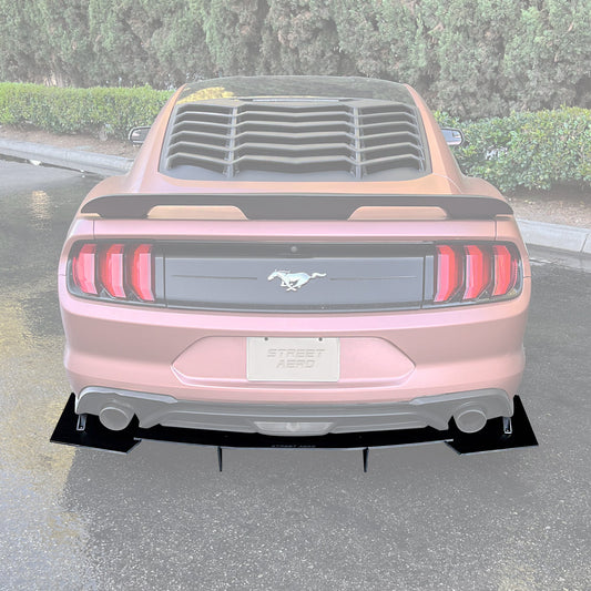 2018-2023 Ford Mustang Ecoboost - Rear Diffuser Aerodynamics