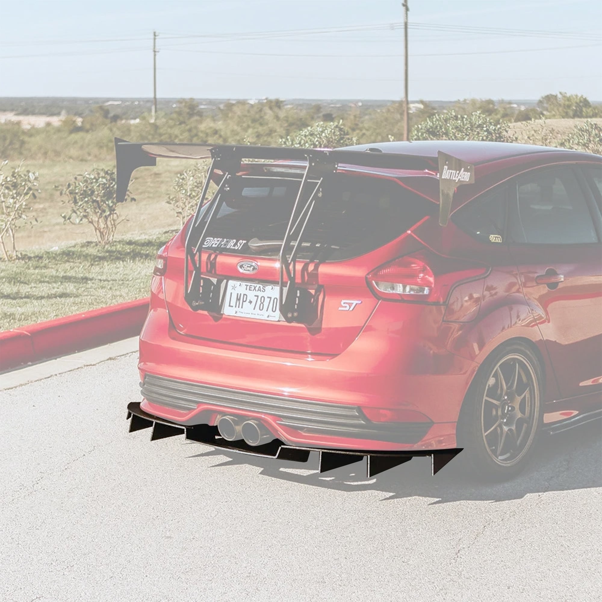 2015-2018 Ford Focus ST - OG Edition Rear Diffuser – Street Aero
