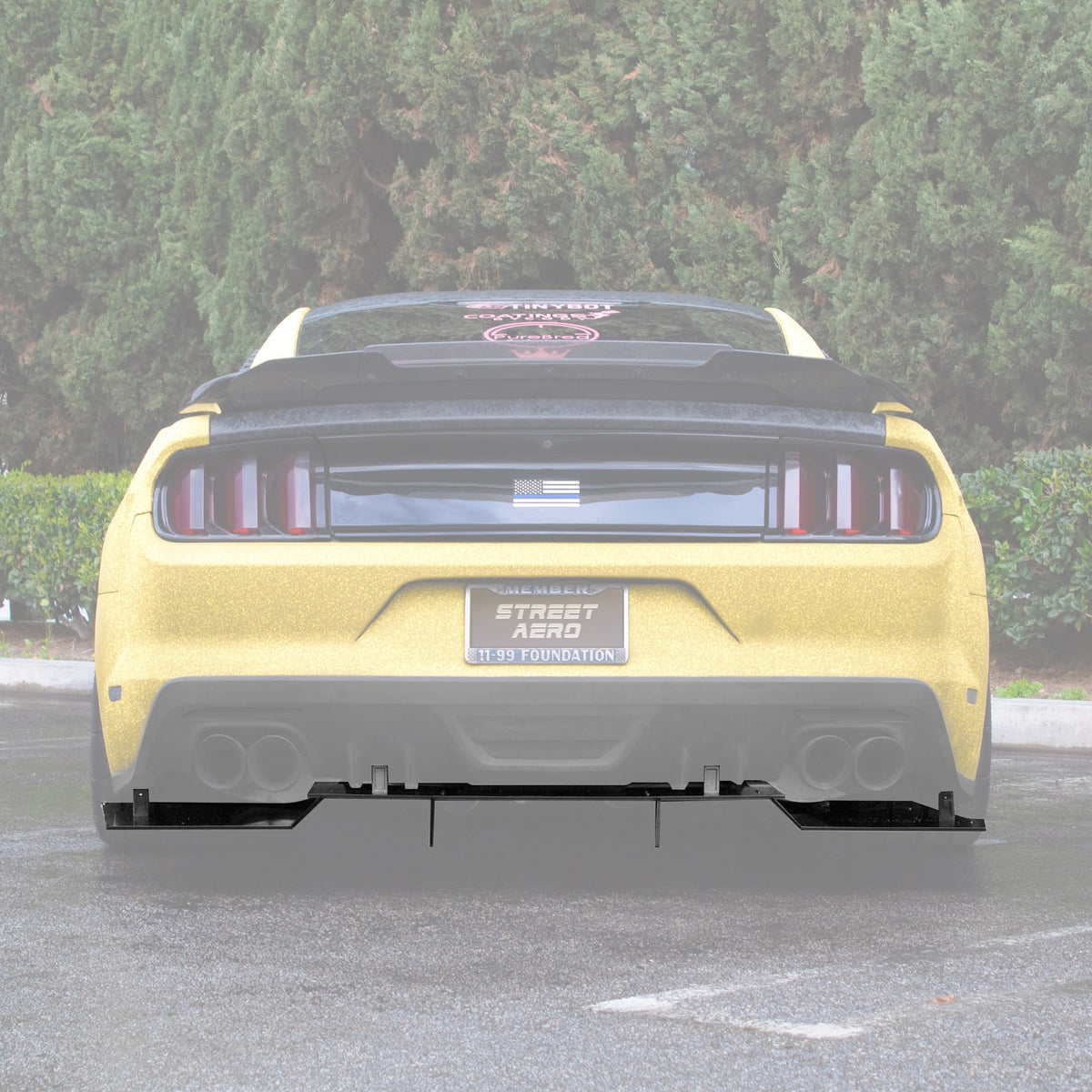 2015-2017 Ford Mustang (Roush Rear Valence) - Diffuser Aerodynamics