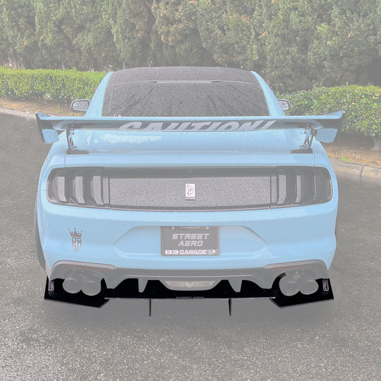 2018-2023 Ford Mustang Gt (Performance Package) - Rear Diffuser Aerodynamics